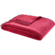 Ibena Ibena Uni Blanket Braga red 150x200