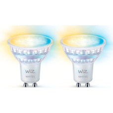 Signify WiZ White GU10 Tunable 60W Glas Zweierpack