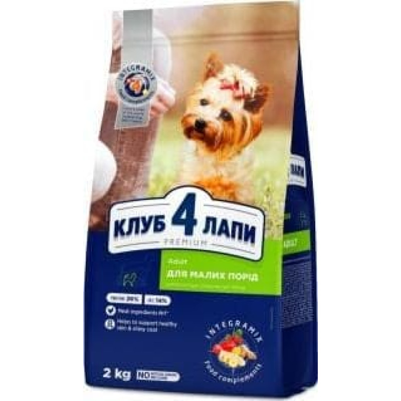 Club 4 Paws CLUB4Ł PIES 2kg MAŁA RASA