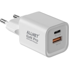 Allnet Z ALLNET Ersatznetzteil QC USB-C PD GaN Netzteil Power Supply33Watt 1x USB Typ-A QC 1x USB Typ-C**EU PLUG**