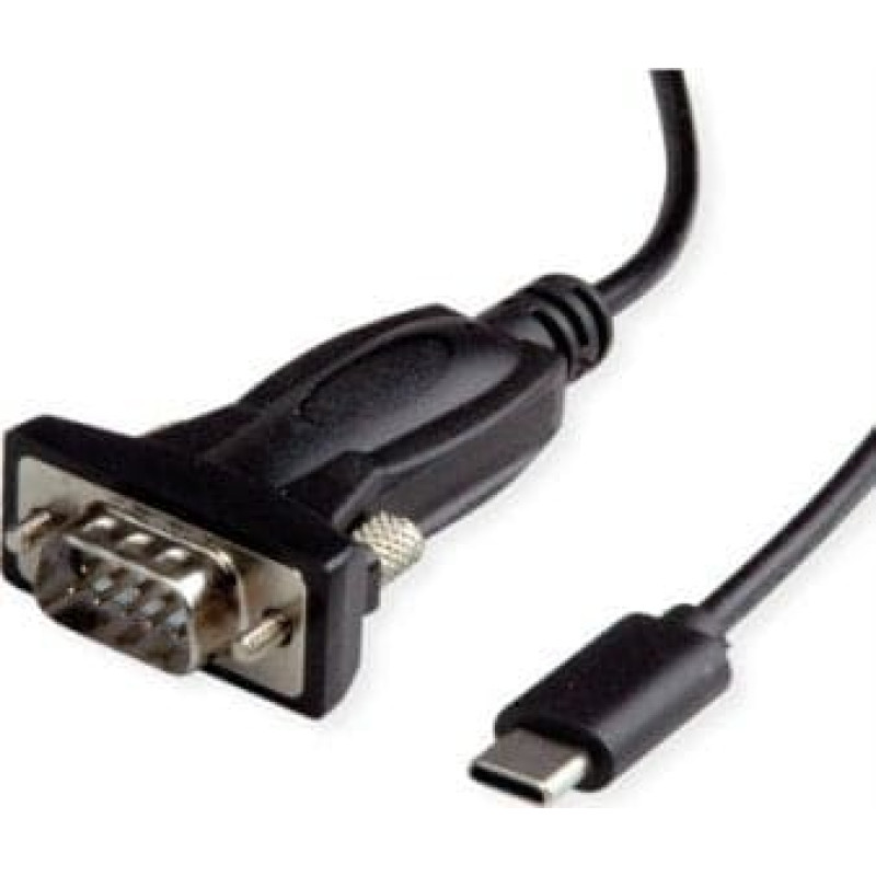 Triton Adapter AV TRITON VALUE Kabel konwertera USB - Serial, typ C - RS232, czarny, 1,8 m