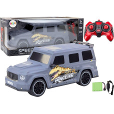 Leantoys Auto Zdalnie Sterowane RC z Dinozaurem w Skali 1:10 Szare