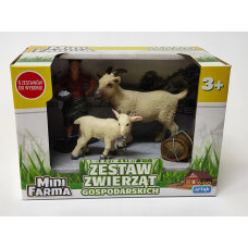 Artyk Figurka Artyk Zestaw Farma - gospodyni i kozy