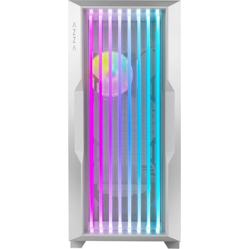 Azza Komputer Azza AZZA Guardian 520WG GAMING Miditower Weiss RGB Glassgitter retail