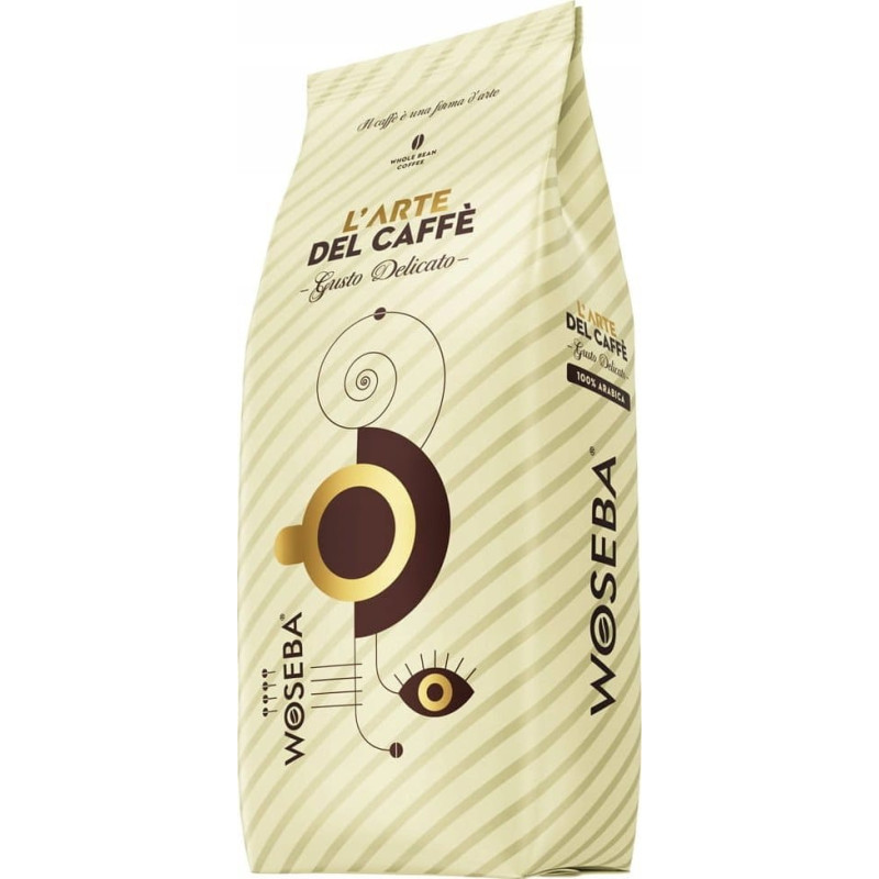 Woseba Kawa ziarnista Woseba Kawa WOSEBA L’arte del caffè, Gusto Delicato, ziarnista, 1000g