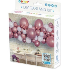 Godan Girlanda balonowa DIY różowo-zł. 65 balonów+taśma