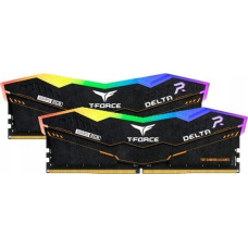 Teamgroup Pamięć TeamGroup Team Group DDR5 32GB - 6400 - CL - 40 - Dual-Kit - DIMM - FF5D532G6400HC40BDC01, Delta TUF RGB, XMP, black