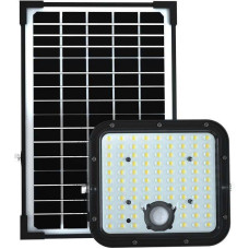 V-Tac Naświetlacz V-TAC Projektor LED Solarny V-TAC 30W IP65, Pilot Timer, LiFePo 6.4V 6000mA Czarny VT-432 4000K 4800lm