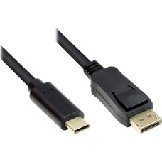 Alcasa Adapter USB Alcasa Alcasa GC-M0105 adapter kablowy 1 m USB Type-C DisplayPort Czarny