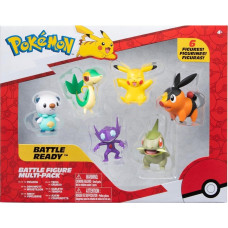 Jazwares Figurka Jazwares POKEMON 6 pak figurki bitewne Sableye, Axew, Snivy, Tepig, Oshawott, Pikachu, Seria 6, figurka