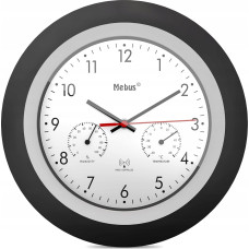 Mebus Lampka biurkowa Mebus Mebus 19449 Radio controlled Wall Clock w. Thermo/Hygrometer