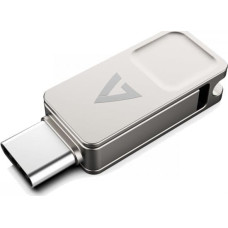 V7 Pendrive V7 64GB TYPE-C+USB 3.2 GEN1 SILVER