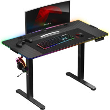 Huzaro Biurko Huzaro Hero 8.2 RGB Czarne 120 cmx60 cm