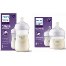 Avent SCY903/01+SCY900/01 BUTELKA 260ML+ BUTELKA 125ML RESPONSYWNA NATURAL