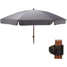 Ambiance Parasol ogrodowy regulowany Szary 200 cm