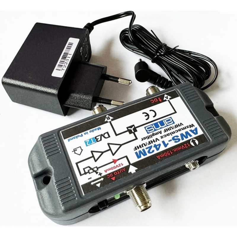 AMS Tuner TV AMS Wzmacniacz antenowy telewizji naziemnej (AWS-142M)