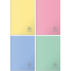 Herlitz Zeszyt A4/60K kratka Eco PP Pastel Colors (5szt)