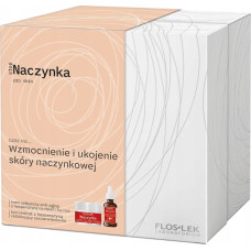 Noname FLOSLEK_SET Stop Naczynka krem odżywczy do twarzy 50ml + koncentrat do twarzy redukujący przebarwienia 30ml