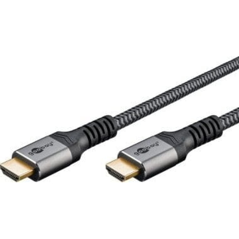 Triton Kabel TRITON Przewód HDMI o dużej szybkości transmisji z Ethernetem, 5 m, Sharkskin Grey - Długość kabla 5 m