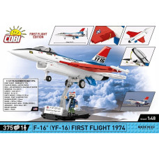 Cobi COBI 5892 Armed Forces Samolot myśliwsko-szturmowy F-16 (YF-16) First Flight 1974 375 klocków