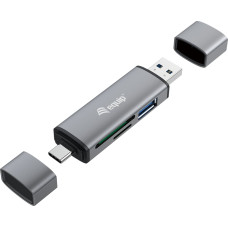 Equip Czytnik Equip Equip Kartenleser USB 3.0+USB-C für SD/MicroSD