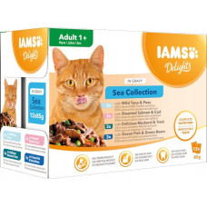 Iams Iams Cat Adult Sea collection in Gravy 12x85g