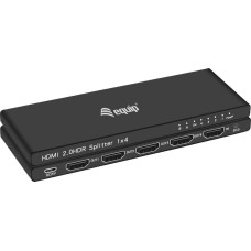 Equip Equip HDMI Splitter 2.0 4 Port Ultra Slim 4K/60Hz schwarz