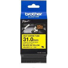 Brother BROTHER B-ON-W HEAT SHRINK TUBE 31MM Geltonas