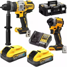 Dewalt Zestaw elektronarzędzi Dewalt 18v xr zestaw dcd999 dcf850 2x5ah ps