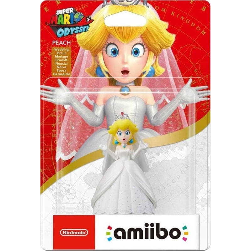 Amiibo Figurka Amiibo Amiibo Super Mario Odyssey - Peach Wedding