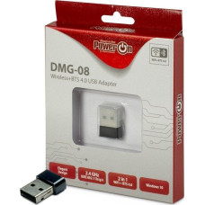 Noname Karta sieciowa Inter-Tech Wi-Fi 4 USB Adapter DMG-08 WiFi+BTS 4     150Mbps retail