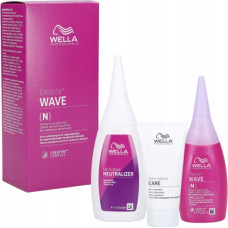 Wella Professionals Wave (N) Set Wella Professionals: Perm Service Care, Hair Lotion Treatment, Post-treatment, 30 ml + Curl & Wave, Hair Perm Neutralizer, Perm Hair, For Normal To Resistant Hair, 100 ml + Creatine+ Wave (N), Hair Perm Lotion, Waves, For