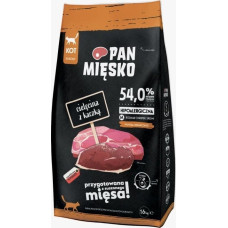 Pan Mięsko Karma Sucha dla Kota PAN MIĘSKO Cielęcina i Kaczka M 1,6kg