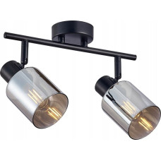 Italux Lampa sufitowa Italux Italux Santia SPL-65342-2-BK-SG listwa plafon lampa sufitowa spot 2x40W E14 dymiona/czarna