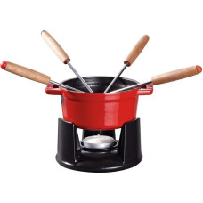 Staub Mini zestaw do fondue Staub - 10 cm, Czerwony