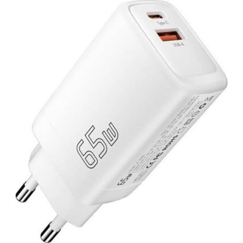 Essager Ładowarka Essager Ładowarka USB-C+USB-A 65W Essager GaN (biały)