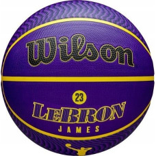 Wilson Wilson NBA Player Icon LeBron James Outdoor Ball WZ4027601XB Fioletowe 7