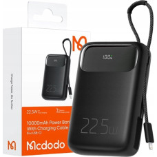 Mcdodo Powerbank Mcdodo MCDODO POWERBANK 10000MAH Z WYŚWIETLACZEM USB USB-C 22,5W + KABEL LIGHTNING