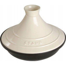 Staub Naczynie do Tajine Staub - 28 cm, Beżowo-czarny