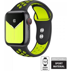 Crong Crong Duo Sport Band - Pasek Apple Watch 38/40 mm (czarny/limonkowy)