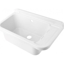 Hydroland Zlewozmywak gospodarczy 1-komorowy 60 x 34cm (ZLEW.60.SZ)